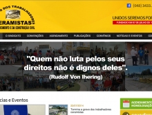 Novo site Sindicato dos Ceramistas