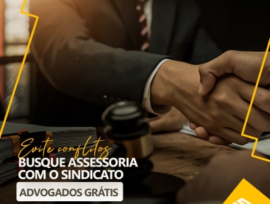 Assessoria jurídica gratuita no Sindicato