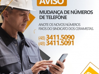 Site ceramistas com novos números fixos para contato